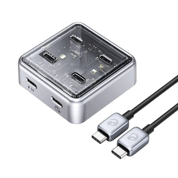 ORICO USB3.2 Hub Splitter Metal Material Usb Hub 10Gbps With 2 USB A Port and 2 USB C Port for All Macbook Mac Mini Apsilon