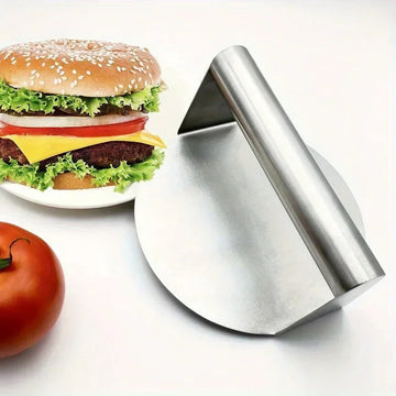 Stainless Steel Smash Burger Press Hamburger Patties Meat Masher Circular Meat Press Mold for Deli Meats Kitchen Accessories Apsilon