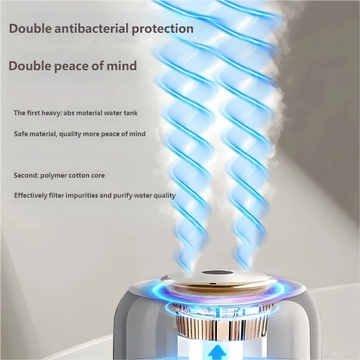 HOMEFISH 2025 New Model Air Humidifier for Home Use, Quiet Bedroom Large Spray for Pregnant Women and Babies, Indoor Humidifier Apsilon
