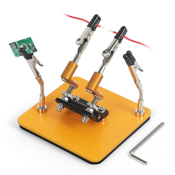 NEWACALOX Mini Welding Workbench Soldering Third Helping Hand  Magnetic Flex Arm Custom Alligator Clips Electronic Repair Tools Apsilon