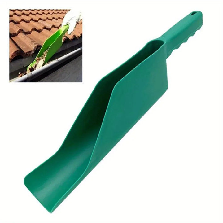 1pc, Gutter Getter Scoop Cleaning Roof Tool Flex Fit Dirt Debris Remove Multi Use Eaves Garden Leaf Gutter Spoon Shovel Supplies Apsilon