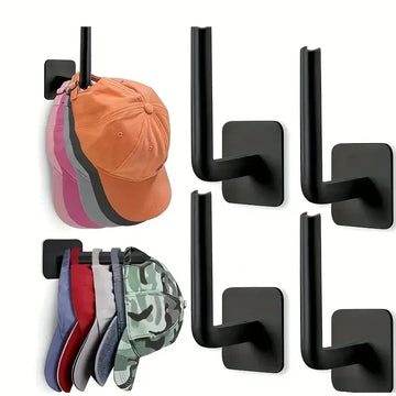 2/4PCS No punching Strong paste hook Shelf Hat rack Adhesive hook Apsilon
