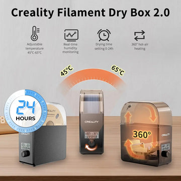 CREALITY 3D Filament Dryer Box 2.0 Upgrade Keeping Filament Dry Real-time Humidity Monitoring FDM 3D Printer Accessories Apsilon