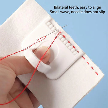 2pcs Sewing Guide Template Kit for Consistent Stitches – 3mm Spacing Precision Sewing Tool for Fabric Embroidery & Leathercraft Apsilon