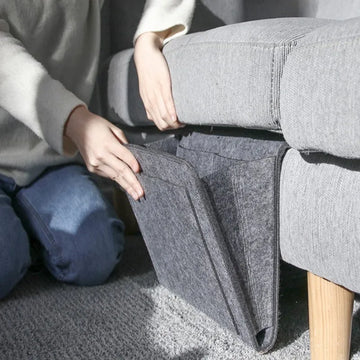 Storage Hang Bag Felt Dormitory Bed Sofa Bedroom Carpet Store Content For CD Magazines, Stationery Pad Mobile Phones Sundries Apsilon