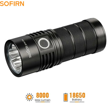 Sofirn SP36 Pro 8000lm Powerful LED Flashlight  4*SST40 USB C Rechargeable 18650 Torch Apsilon