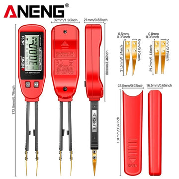 ANENG GN701 Smart Bridge Tweezer Digital LCR Meter Resistance Capacitance Inductance Continuity Diode Tester Electrician Repair Apsilon