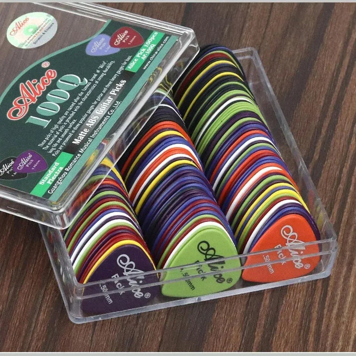 Multicolor Guitar Picks 50/100 Pieces Mixed ABS Premium Plastic Guitar Picks for Acoustic Electric Guitars Bass Or Ukulele Apsilon