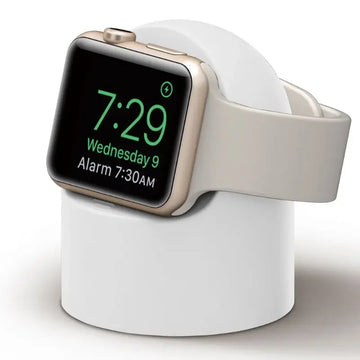 Charger Stand For Apple Watch Series Ultra/8/SE2/7/6/SE/4/3 49mm/45mm/44mm/42mm/41mm/40mm/38mm Durable Silicone Nightstand Mode Apsilon