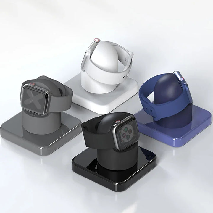 Charger Stand For Apple Watch Series Ultra/8/SE2/7/6/SE/4/3 49mm/45mm/44mm/42mm/41mm/40mm/38mm Durable Silicone Nightstand Mode Apsilon