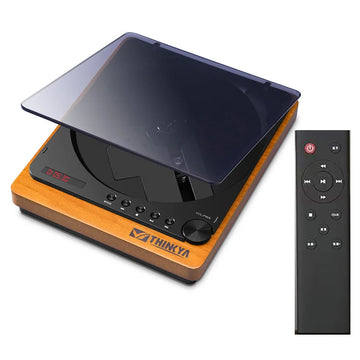 Wooden HIFI CD Player Bluetooth 5.1 Digital Optical Output USB Lossless Playback Wooden CD Music Player Infrared Remote Control Apsilon