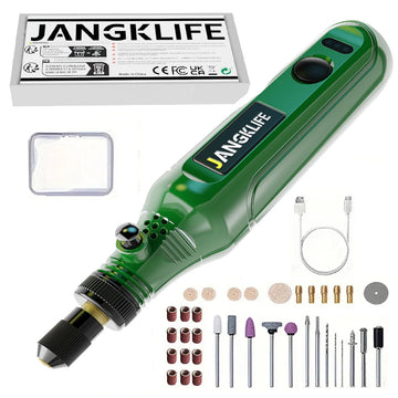 JANGKLIFE USB Cordless Rotary Tool Kit Woodworking Engraving Pen DIY For Jewelry Metal Glass Mini Wireless Drill Apsilon