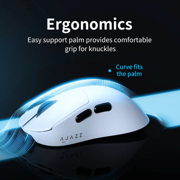 AJAZZ AJ179 V2 MAX Wireless Gaming E-Sport 1K Polling Rate Lightweight Design Ergonomic PAW3311 Sensor Apsilon