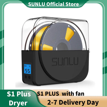 SUNLU Official S1 Plus Filament Dryer For 3D Printer Filament, Dehydrator with Fan Design, Filament Storage 1.75 2.85 3.00mm Apsilon