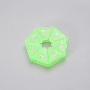 Mini Small Portable Travel Vitamin Pill Box Pills Cases Container Organizer Storage Tablets 7 Days Grids Medicine Fish Oils Apsilon