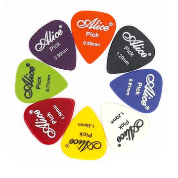 Multicolor Guitar Picks 50/100 Pieces Mixed ABS Premium Plastic Guitar Picks for Acoustic Electric Guitars Bass Or Ukulele Apsilon