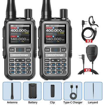 BAOFENG UV-5R Mini Walkie Talkie Multi Band Bluetooth Programming Wireless Copy Frequency 999CH AM FM Long Range Two Way Radio Apsilon