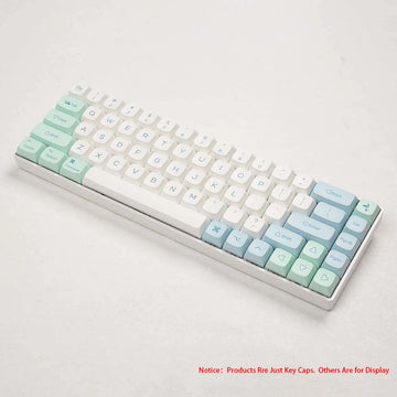 135 keys Ice Crystal Mint Keycaps Profile XDA PBT Dye-Sub Key Cap for Cherry MX Switch DIY Layout Ducky Mechanical Keyboard Cap Apsilon