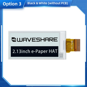 2.13 Inch E-Ink Display HAT 250x122 E-Paper SPI InterfaceScreen for Raspberry Pi 4B 3B+ 3B Zero STM32 Jetson Nano for Arduino Apsilon