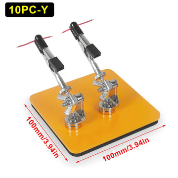 NEWACALOX Mini Welding Workbench Soldering Third Helping Hand  Magnetic Flex Arm Custom Alligator Clips Electronic Repair Tools Apsilon