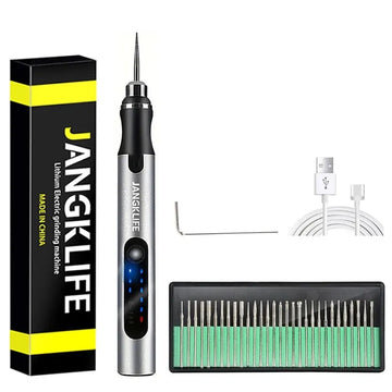 JANGKLIFE USB Cordless Rotary Tool Kit Woodworking Engraving Pen DIY For Jewelry Metal Glass Mini Wireless Drill Apsilon