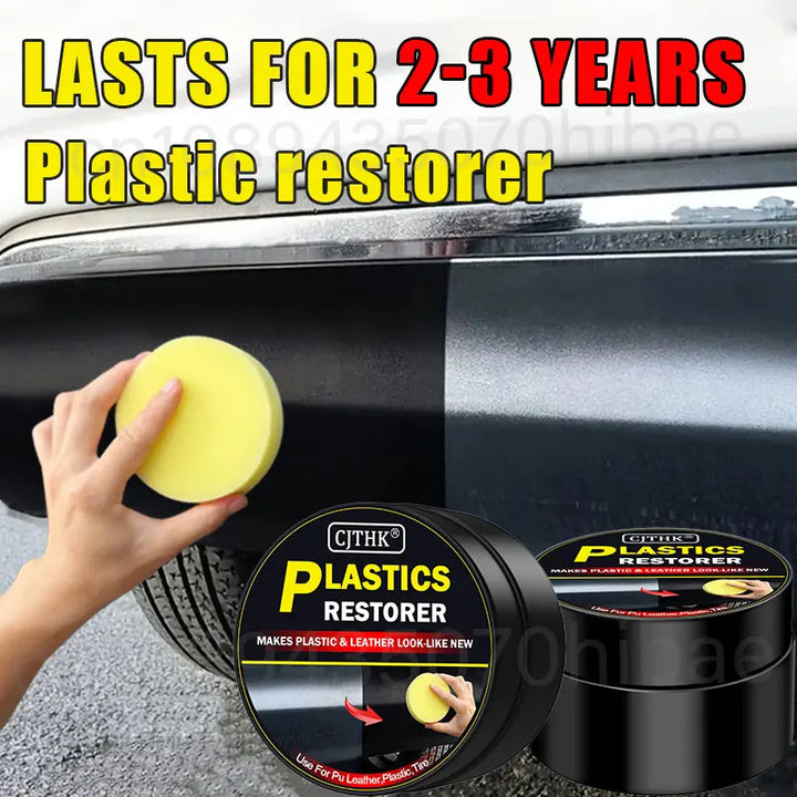 Car Plastic Restorer Back To Black Gloss Car Cleaning Products Plastic Leather Restore Auto Polish And Repair Coating Renovator Apsilon