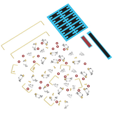 DUROCK Stabilizer V2 Screw-in Stabilizers PCB Mount Keycap Stabilisers Screw in Mechanical Keyboard Space Bar Stabs Apsilon