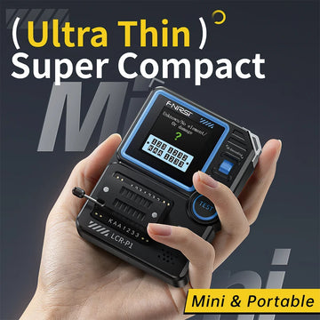 FNIRSI LCR-P1 Transistor Tester Multimeter Diode Triode Capacitance Resistance Meter ESR MOSFET IR Multifunction Anti-Burn Apsilon
