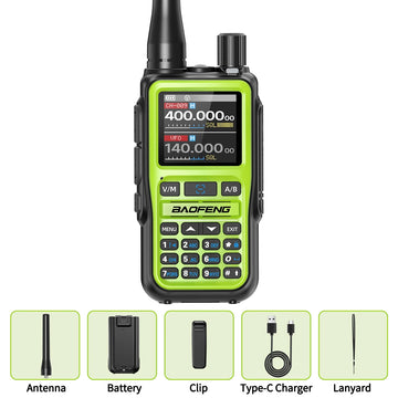 BAOFENG UV-5R Mini Walkie Talkie Multi Band Bluetooth Programming Wireless Copy Frequency 999CH AM FM Long Range Two Way Radio Apsilon