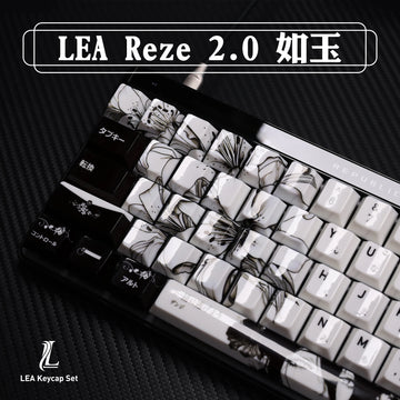 REZE Anime Theme Keycaps Set Customized PBT Sublimation Cherry Profile Keyboard Keycaps for Mechanical Keyboard Accessories Girl Apsilon
