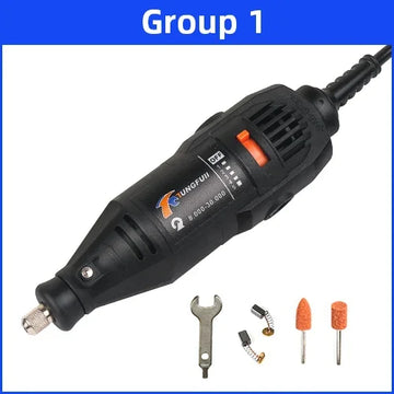 220V Mini Electric Drill Engraver Electric Drilling Machine For Rotary Tools Mini Dremel Tool With Power Tools Accessories Apsilon