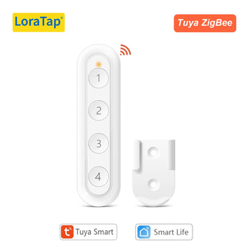 LoraTap Tuya ZigBee 1 to 6 Button Scene Switch Multiple Style Uses Smart Life App Remote Control Automation Hub Need Apsilon