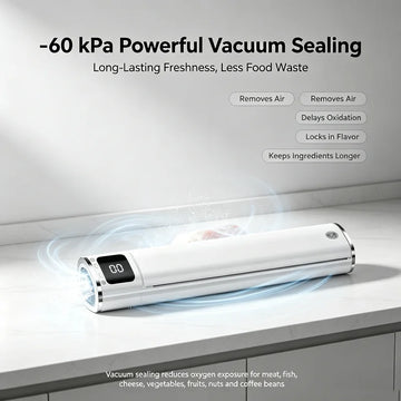 Portable Vacuum Sealer for Food Kitchen Gadgets Degasser Home Appliance Compressor Plastic Bag Sealer Vacuum Packaging Machine Apsilon