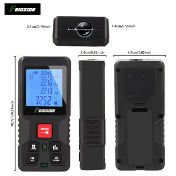 HAUPTSON 70/100M Laser Rangefinder Distance Meter Rangefinder Laser Tape Range Finder Building Apsilon