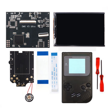 HISPEEDIDO For GameBoy DMG V5 IPS High Brightness Backlight LCD Ultra kits RIPS IPS LCD screen Mod For Game Boy DMG Classic menu Apsilon