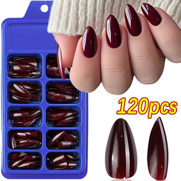 120Pcs Short Square Coffin French Fake Nails Glossy Pink  Full Cover Wearable Press on Nails Wearable Acrylic Fake Nails Tips # Apsilon