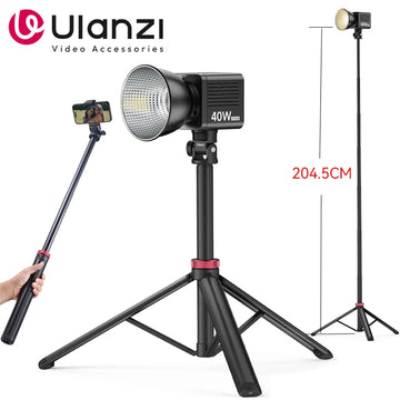 Ulanzi MT-79 2M Portable Universal Tripod Aluminum Alloy Lamp Holder Support LT028 Fill Light Lightweight Camera Action Camera Apsilon