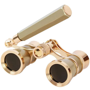 Opera Glasses Binoculars Metal Body With Chain/handle Theater Telescope Women Girls Optical Design Gift Retro Binoculars Apsilon