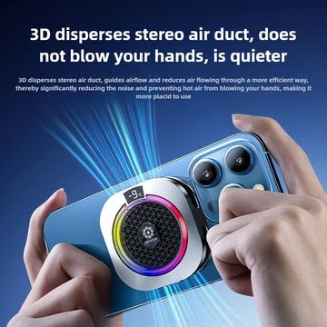 TH16 Pro High-Power AI Strong Cooling Semiconductor Magnetic&Back-clip Mobile Phone PUBG Game Cooler for IPhone Android Radiator Apsilon