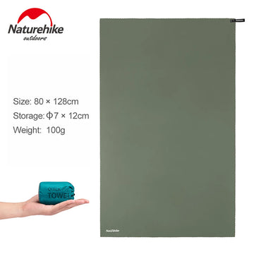 Naturehike Quick Drying Absorbent Bath Towel, Backpacking Hiking, Swimming Towel Compact Travel, Breathable Beach Gym Yoga Towel Apsilon