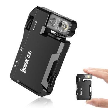 WUBEN G5 Rechargeable EDC Flashlight, 400 Lumens Dual Light Sources Mini Flashlight with RGB Light, Portable Pocket Flashlights Apsilon