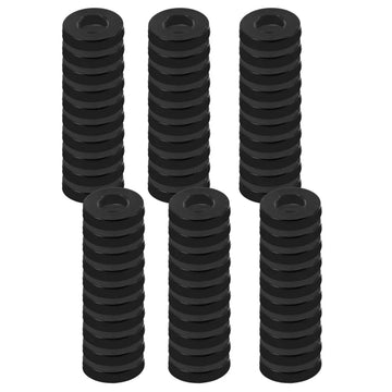 60pc Fitting Rings Washer White Plastic For Door Hinge 0.5-1.2mm Nylon Gasket High Temperature Insulation Flat Gasket Apsilon