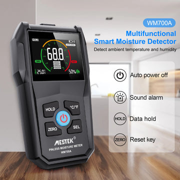 Non-Contact Wood Moisture Meter Inductive Wood Timber Moisture Meter Color Screen Digital Electromagnetic Wood Humidity Tester Apsilon