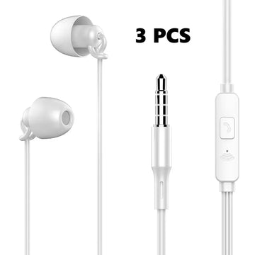 ASMR Earphone Hifi Headset Noise-Cancel Sleeping Earbud Soft Silicone Headset TPE Wire No Ear Pressure Earbuds For Xiaomi Huawei Apsilon