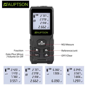 HAUPTSON 70/100M Laser Rangefinder Distance Meter Rangefinder Laser Tape Range Finder Building Apsilon