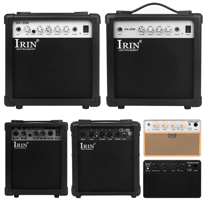 IRIN GA-20W Electric Guitar Speaker Bass Guitar Amplifier 4/5 Tuning 20W AMP Amplifier Loudspeaker Guitar Accessories & Parts