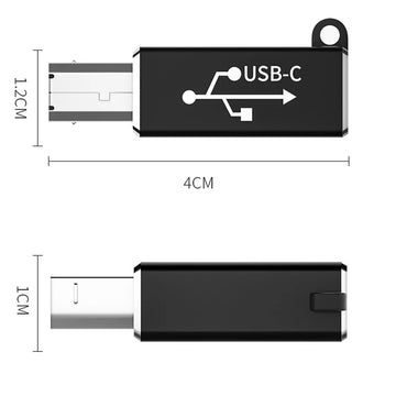 Type C USB Female to USB-B Male Adapter for Printer Scanner Converter USB-C Data Transfer Adapter for MIDI Controller Keyboard Apsilon