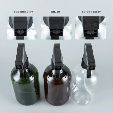 300/500ML Plastic Spray Bottle Large Capacity High Pressure Moisturizer Empty Container for Water Can Hair Stylist Hairdressing Apsilon
