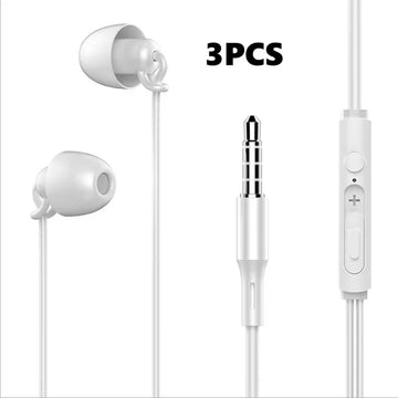 ASMR Earphone Hifi Headset Noise-Cancel Sleeping Earbud Soft Silicone Headset TPE Wire No Ear Pressure Earbuds For Xiaomi Huawei Apsilon