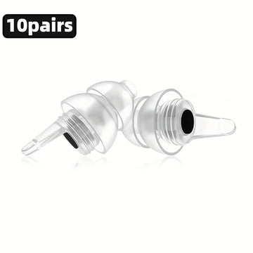 HUAK High Fidelity Silicone Ear Plugs for Noise Cancelling Washable Reusable Musicians Motorcycles Sleeping Work, Study, Swim Apsilon